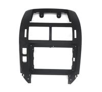 Car For VW For Polo 2004-2011 Auto Stereo Frame Kit Mounting Bezel Faceplate Car Interior Front Dash Center Facia Radio Frame(Black)