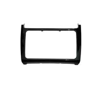 Car For VW For Polo 2014 2015 2016 2017 Panel Frame Kit Radio Audio Fascia Trim Bezel Faceplate(Piano Black)