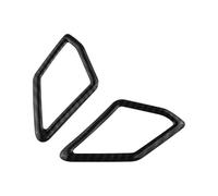 Car for VW for T-R&OC 2018-2023 2Pcs Car Front Window Audio A Pillar Speaker Circle Cover Trim Stickers JUNOOS(Carbon Fiber Texture)