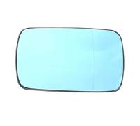 Car For Wing Mirror Universal Glass For BMW For E34 1988-1995 Blue Wide Angle Heated Car Mirror Glass 51168119724 51161901177 Easy Install Mirror Glass(Right)