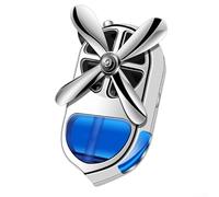 Car Fragrance Air Conditioning Outlet Diffuser for Aromatherapy with Rotating Design and Multiple Scents (Blue)