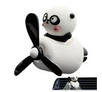 Car Fragrance, Creative Panda Pilot Fan with Interior Fragrance - Aromatherapy for Home Decoration Men and Women Bedroom Living Room Room