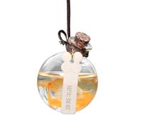 Car Fragrance Diffuser - 1.38 Inches Aromatherapy Pendant for Pleasant Scent, Refillable 10ml Perfume with Decorative Accessory, Vehicle Decor Diffusers for Rearview Mirror, Automotive