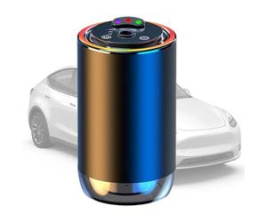 Car Fragrance Diffuser - 4.6" Smart Odor Eliminator, Portable Auto Air Freshener, Aromatherapy with Ambient Light, Adjustable Intensity | Car Air Freshener