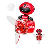 Car Fragrance Diffuser,Cartoon Robot Pilot Perfume | Aromatherapy Ornament Car Vent Clip, Cute Automatic Rotating Oil Diffuser for, Kitchen, Pet Houses