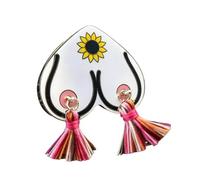 Car Fragrance Diffuser - Hanging Heart Shape for Air Freshener Pendant | Glass Bottle with Oil Absorption Design, Long Lasting Aroma Decor for SUV Truck Travel Interior Use