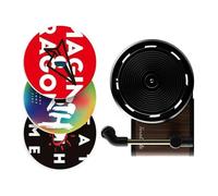 Car Fragrance Diffuser in the Shape of a Record Player - Air Freshener With 3 Aromatherapy Tablets, Miniature Car Smell Diffuser, 5.6 * 5.5 * 4 Cm