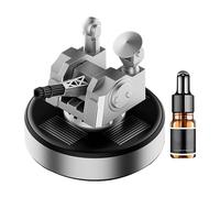 Car Fragrance Diffuser - Solar Powered Perfume Device Made of Aluminium Alloy and ABS, Reusable Dashboard Ornament with 5 ml Oil, Elegant Vehicle Aromatherapy | For Travel Car Travel Interior