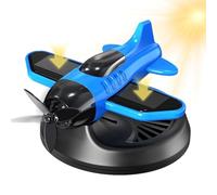 Car Fragrance Diffuser - Solar Powered Rotary Car Aromatherapy Diffuser Airplane Shape | Long Lasting Air Freshener And Interior Decoration For Pickup Sedan At