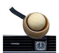 Car Fragrance Diffuser - Spherical Flame Retardant Fragrance | Spherical Car Diffuser Made of Natural Wood - For Home Bedroom Living Room Interior Hotel Bathroom Workplace Desk