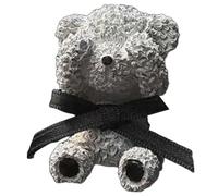 Car Fragrance Diffuser Vent Clip | Bear with Bow Aromatherapy Scent Diffusers | Oil Diffuser Aromatherapy, Stylish Fragrance Accessories, Chic Car Decoration for Auto