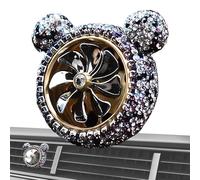 Car Fragrance Diffuser Vent Clip, Long Lasting Stylish Glitter Air Freshener Fan, Strong Fragrance Smell Remover For, Sedans, Trucks, Offices, Home, Refreshing Atmosphere