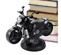 Car Fragrance Dispenser, Rotating Fragrance Diffuser for Dashboard, Odour Remover in the Shape of a Motorcycle for Vehicles, for Vehicle Interior, Car, Truck, SUV, Dashboard