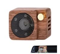 Car Fragrance, Fragrance Decoration, Wooden Speaker Car Diffuser, Suitable for Interior, Living Room, Toilet, as well as for Men and Women