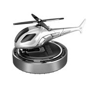 Car Fragrance Helicopter Design, Solar Powered Dashboard Ornament, Long-Term Natural Odor Eliminator Perfume Diffuser for Workplace, Gym, Travel, Pet
