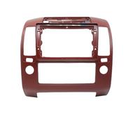 Car Frame Fascia Adapter Android Radio Dash Fitting Panel Kit Fit For Nissan Navara D40 Frontier Pathfinder Frame Navigation Fascia Trim(Frame A Mod Red)