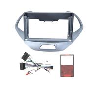 Car Frame Fascia Adapter Canbus Box Decoder Radio Dash Fitting Panel Kit For Ford For Figo For KA For Aspire For Freestyle 2018-2022 CFCKHPTHAZ(Frame Set)