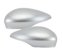 Car Frame Rearview Mirror Covers for Ford For Fiesta 2008 2017, Weather Resistant, Simple Replacement Process (Silver)