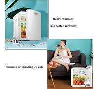 Car Freezer Portable Refrigerator,Silent Car Fridge For Dual-purpose Cooling And Heating, 22 Large-capacity Home Mini Fridge For Cars, 12V 220V (Color : White, Size : 29 * 38.2 * 42.2cm)