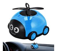 Car Freshener, Rotatable Perfume Diffuser, Helicopter Shaped Aromatherapy Decor, Long Lasting Auto Fragrance, Solar Powered Design, Fresh Scents, 2.76x3.15x2.17 Inches