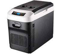 Car Fridge Freezer Electric Cool Box 12v 24V 220V-240V Portable Car Refrigerator 28 Liter Camping Fridge for Campervan Truck, Vehicle, RV, Boat, Travel, Picnic - Black