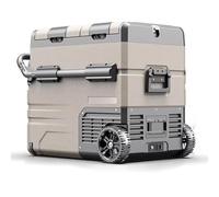 Car Fridge Plug In Cooler Portable Cooler Electric 35L/45L/55L With Wheels And Handle Fast Cooling for Truck Van Travel Camper -20℃~+20℃ Double-door Design(60 * 40 * 57cm)