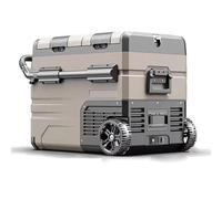 Car Fridge Plug In Cooler Portable Cooler Electric 35L/45L/55L With Wheels And Handle Fast Cooling for Truck Van Travel Camper -20℃~+20℃ Double-door Design(60 * 40 * 50.5cm)