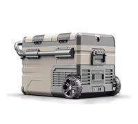 Car Fridge Plug In Cooler Portable Cooler Electric 35L/45L/55L With Wheels And Handle Fast Cooling for Truck Van Travel Camper -20℃~+20℃ Double-door Design(60 * 40 * 44cm)