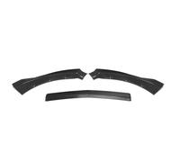 Car Front Air Spoilers 3 Pieces Car Front Bumper Canard Lip Splitter for Mustang 2015 2016 2017 2018 2019 Body Shovels Spoiler Carbon Fiber(Matt Black)