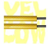 Car Front Bonnet Hood Damper For Suzuki For Hustler 2014+ Bonnet Hood Struts Lift Supports Front Cover Modify Gas Damper Spring Shock No-Drill Car Hood Lift Strut(Yellow Carbon Fiber)