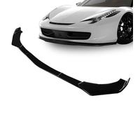 Car Front Bumper Body Kit - Adjustable Five-Section Front Lip Splitter | Black Lightweight Frontt Body Scoop For Small Cars | Frontt Lip Kit - Exterior Styling Modification Accessory