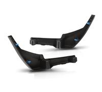 Car Front Bumper Bracket Compatible With Evoque 2012 2013 2014 2015 2PCS Car Front Bumper Finisher Bumper Wheel Molding Extension Bracket LR028550 LR028551