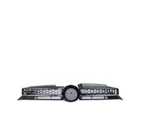 Car Front Bumper Centre Grille Compatible For Volkswagen Golf 6 MK6 2009-2013 Honeycomb Mesh Upper Grille Front Racing Grills(Glossy Black)