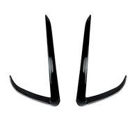 Car Front Bumper Cover Wind Knife ABS Fog Lamp Trim Blade Light Eyebrow For Tesla For Model 3 2017-2022 Styling Refit Exterior Accessories(Glossy Black)