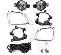 Car Front Bumper Fog Lamp For Nissan For Navara For Frontier NP300 2015+ LED Fog Light Car Front Bumper Fog Lamp Daytime Running Light Car Accessories 12V Front Fog Lamps