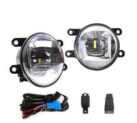 Car Front Bumper Fog Lamp For Toyota For Sienna 2021 2022 2023 2024 1 Pair Car Fog Lamp Assembly Front Bumper LED Lens White Foglight With Cable Switch 12V Front Fog Lamps