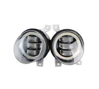 Car Front Bumper Fog Lamp For VW For Scirocco 3 III 2008-2014 2 X Angel Eye LED Fog Light DRL Canbus Car Front Fog Daytime Running Lamp Assembly Front Fog Lamps(Yellow and Blue)