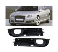 Car Front Bumper Fog Lamp Grille Radiator Grills Grill Cover For A8 For D3 2005 2006 2007 4E0807681AD 4E0807682AD