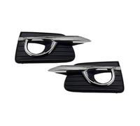 Car Front Bumper Fog Lamp Light Trim Cover Frame Lid Bezel Hood Chrome Compatible for Infiniti Q50 2014 2015 2016 2017 Car Exterior Assessrios(Left and right)