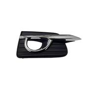 Car Front Bumper Fog Lamp Light Trim Cover Frame Lid Bezel Hood Chrome Compatible for Infiniti Q50 2014 2015 2016 2017 Car Exterior Assessrios(1pc left)