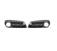 Car Front Bumper Fog Light Cover Lower Grilles Grill Set for BMW F10 F11 F18 525d 528i 535i 2014-2016, 2 Pcs Gloss Left Right Bumper Fog Light Lamp Grille Cover Trim Accessories