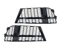 Car Front Bumper Fog Light Frame Cover Bezel Grille For A3 8V S-LINE SEDAN SPORTBACK CONVERTIBLE 2017-2019 Honeycomb Style PYPFQUMQGR(Left and Right)