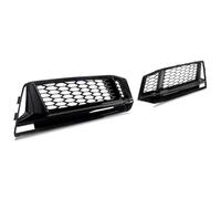 Car Front Bumper Fog Light Grille Compatible for Audi A4 S4 B9 S-line 2016 2017 2018 Honeycomb Mesh Lamp Cover Racing Grill
