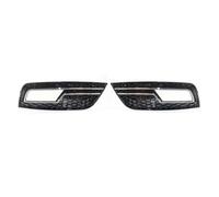 Car Front Bumper Fog Light Grille Cover For A4 B8.5 Standard Edition 2013-2016 Lamp Grill Left Right Honeycomb Mesh IPEVMLZ(Left and Right)