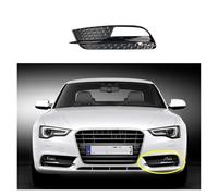 Car Front Bumper Fog Light Lamp Grille Grill Cover For A5 2012 2013 2014 2015 2016 Car Styling Tools Fog Light Grill(Left)