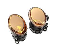 Car Front Bumper Fog Light, TOTMOX 1 Pair Left & Right Fog Lights with Yellow Clear Lens Compatible with 1999-2003 B-M-W E39 M5 2001-2005 B-M-W E46 3-Series 2001-2005 B-M-W E46 M3