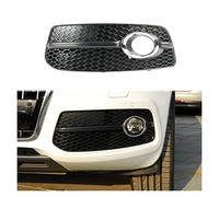 Car Front Bumper Fog Lights Cover Frame Fog Lamp Grille Grill Headlights Protector Cover For Audi For Q5 For S-line 2009-2012