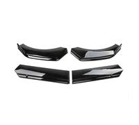 Car Front Bumper For Renault For Clio 4 5 RS GT 1993-2021 Chin Lip Spoilers Body Kits Splitter Skirt Diffuser Protection Guard(Gloss Black)