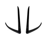 Car front bumper For Tesla for Model 3 for Y 2017-2023 Front Bumper Fog Lamp Wind Knife Spoiler 1Pair Car Trim Cover(For 3 Glossy Black)