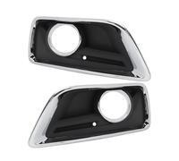Car Front Bumper Grill 1pair Fog Light Cover Grille Bezel Left Right Fog Light Frame For Chevy For Malibu 2012 2013 2014 2015 Radiator Grilles